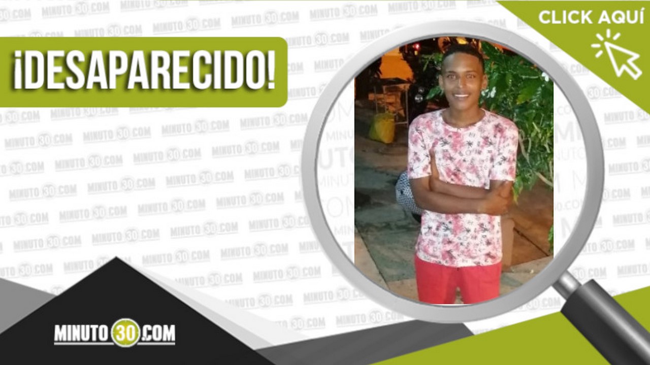 Brayan David Mendoza desaparecido