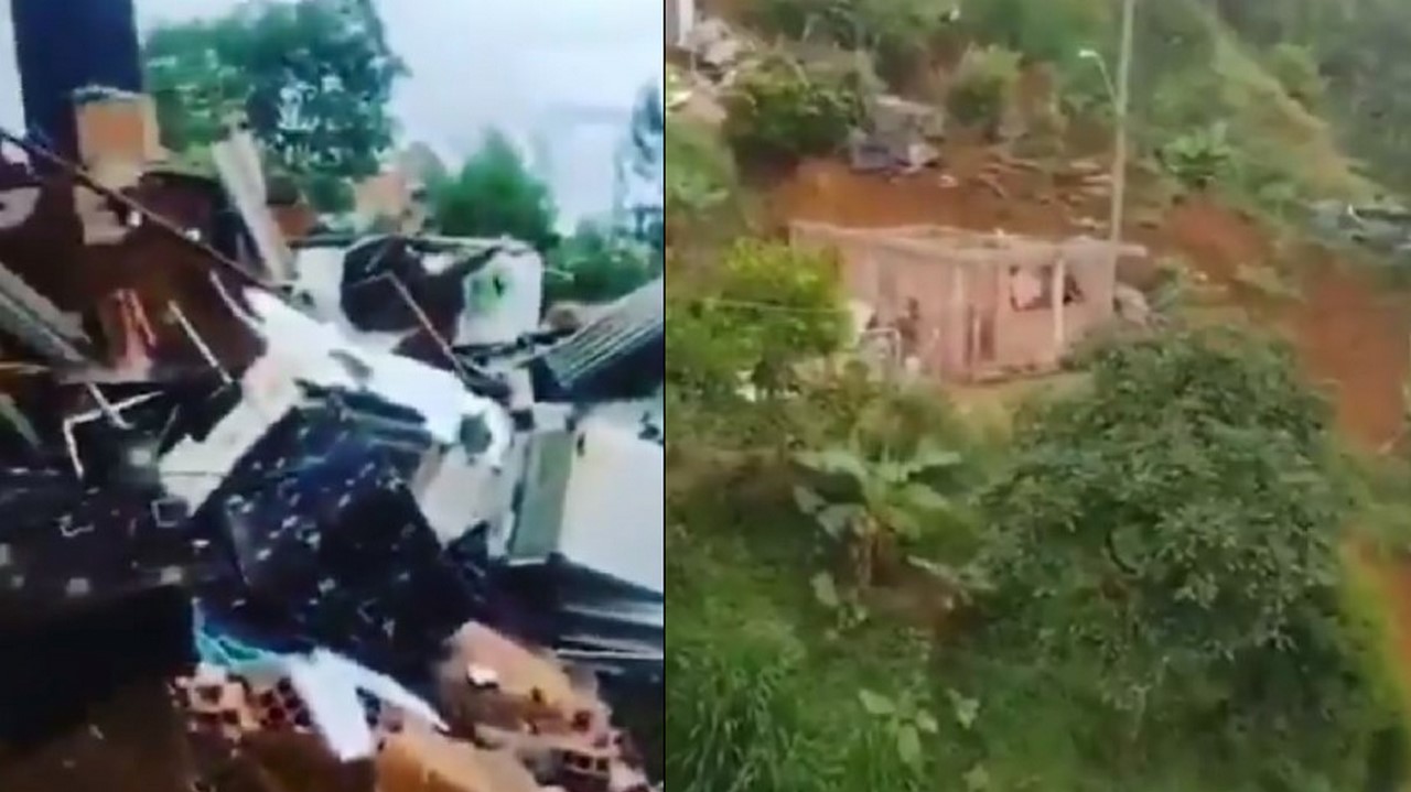 Deslizamiento de tierra en Santo Domingo