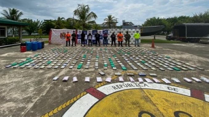 Incautaron droga avaluada en más de 12 millones de dólares Incautaron droga avaluada en más de 12 millones de dólares