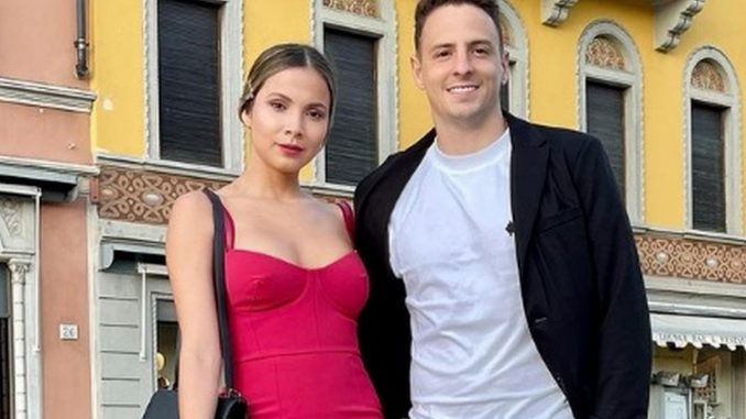 esposa del futbolista Santiago Arias, Karin Jiménez,1