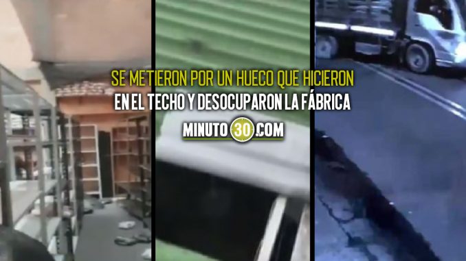 Ladrones se llevaron todo lo que había en una fábrica de zapatos Ladrones se llevaron todo lo que había en una fábrica de zapatos