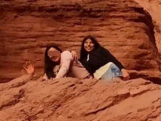 ¡Espeluznante! Se tomó una foto en 'La garganta del diablo' y salió 'con la “cara diabólica” 1 garganta del diablo foto cara diabolica