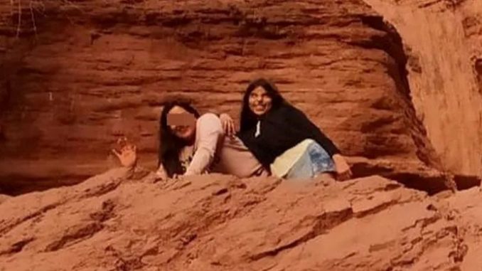 garganta del diablo foto cara diabólica