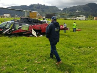Un helicóptero que salió de Puerto Berrío, Antioquia, se accidentó en Cundinamarca 1 Un helicóptero que salió de Puerto Berrio, Antioquia, se accidentó en Cundinamarca
