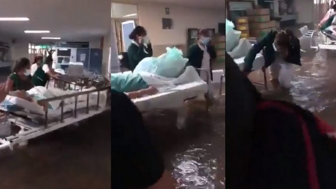 Hospital se inundó y 16 pacientes murieron Hospital se inundó y 16 pacientes murieron