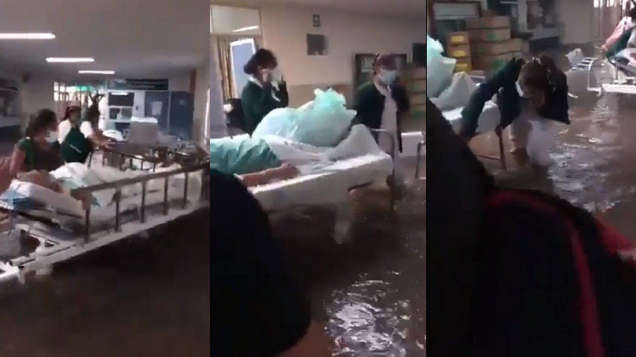 Hospital se inundó y 16 pacientes murieron