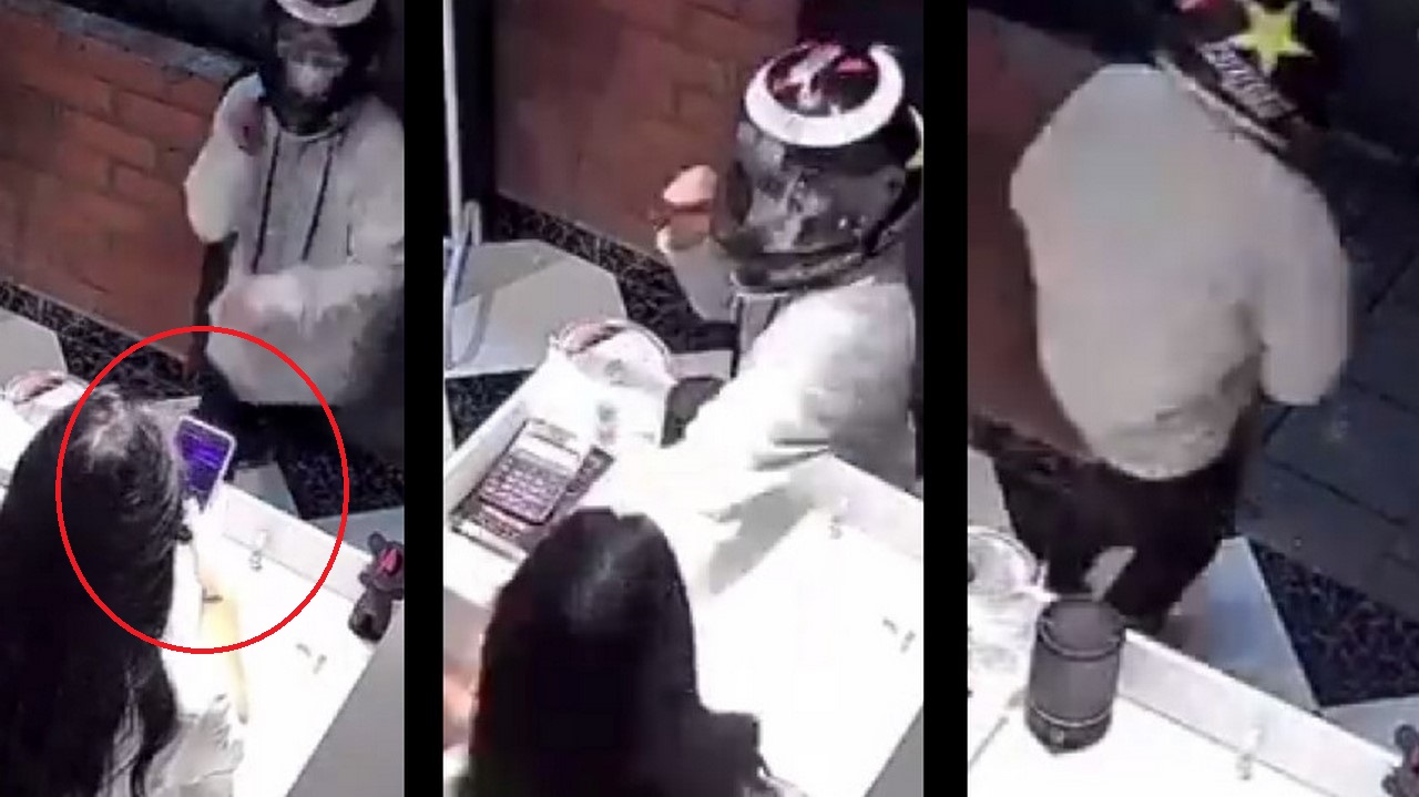 Ladrón le robó el celular a una mujer en local de Manrique