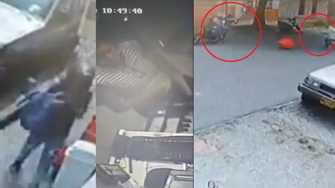 Se metieron a robar a un minimercado en Aranjuez y le dispararon al esposo de la dueña Se metieron a robar a un minimercado en Aranjuez y le dispararon al esposo de la dueña