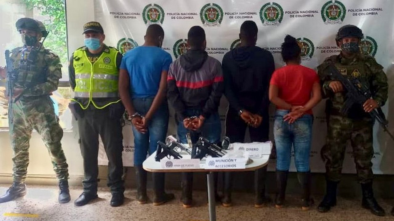 Capturaron a 4 presuntos integrantes del GAO-r Jaime Martínez