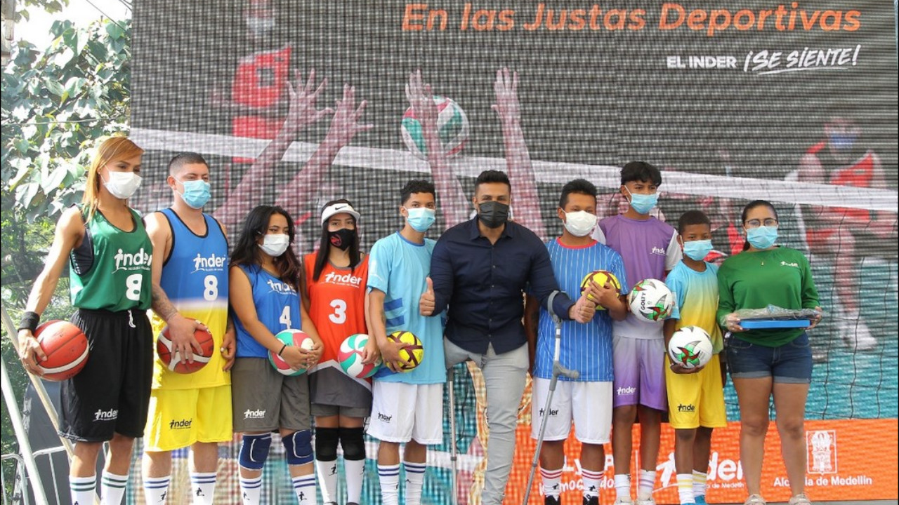 Iniciaron las Justas Deportivas en Medellín, integrarán a 26.558 deportistas de toda la ciudad