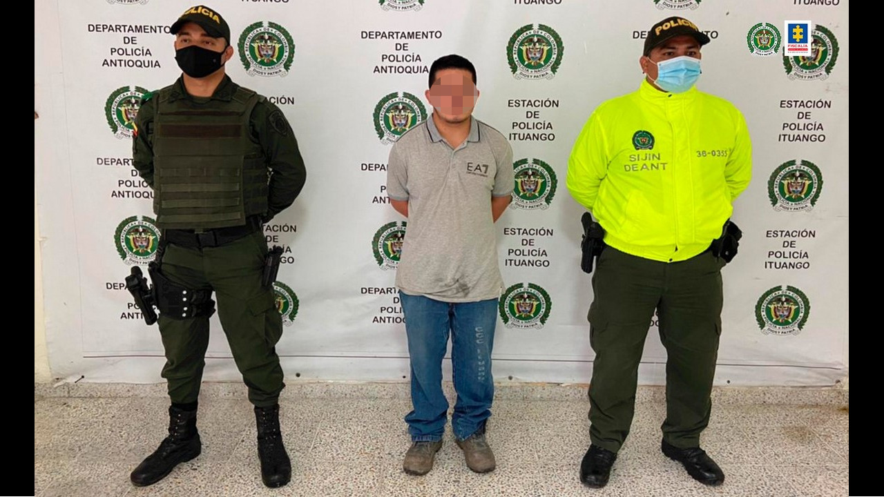 Lo encarcelaron por el asesinato de un menor en Ituango