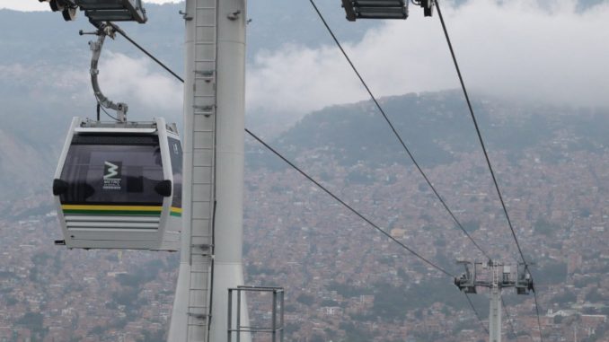 Metrocables restablecieron su operación tras el fuerte aguacero Metro-Metrocable-sin-servicio