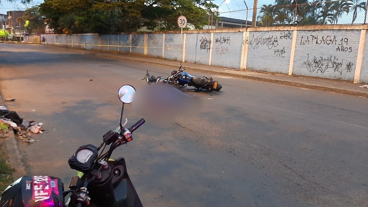Motociclista murió atropellado esta mañana en Cali