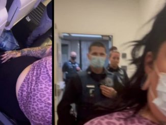 "Llamó a la policía por usar este atuendo", bajaron a un mujer de un avión por mostrar la barriga 1 mujer bajaron avion atuendo