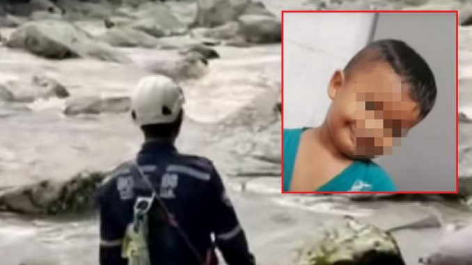 Dejaron a niño "viendo muñecos" cerca a un río y desapareció Dejaron a niño "viendo muñecos" cerca a un río y desapareció