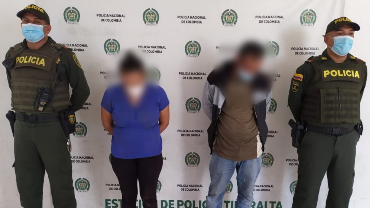 Violencia intrafamiliar: Estaban peleando y los capturaron a los dos