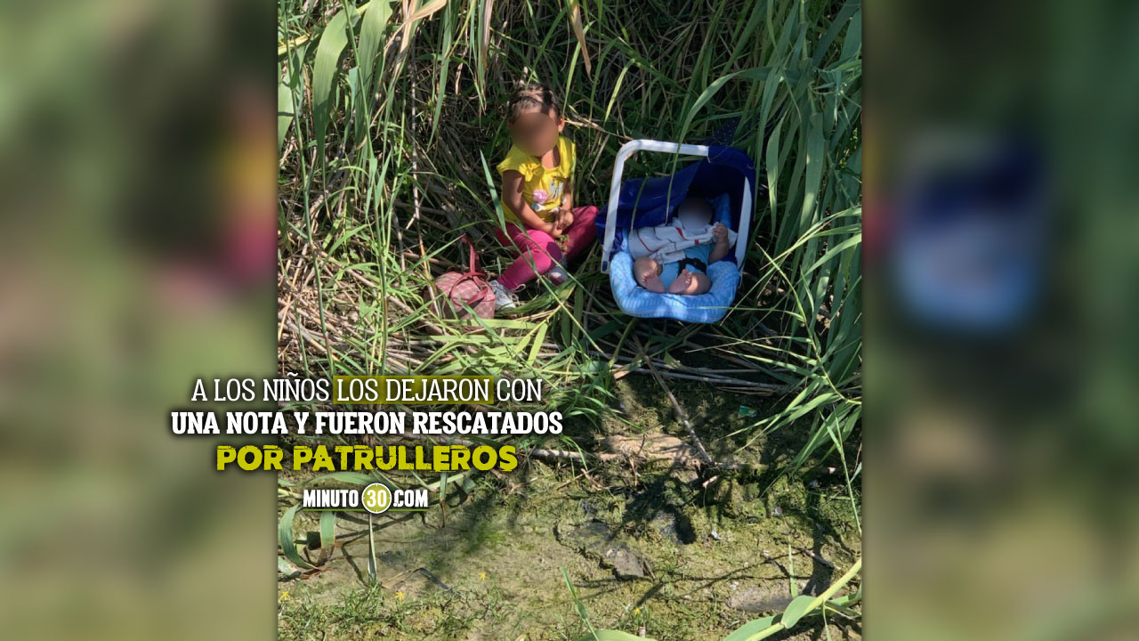 Encontraron a una niña y a un bebé abandonados en un río