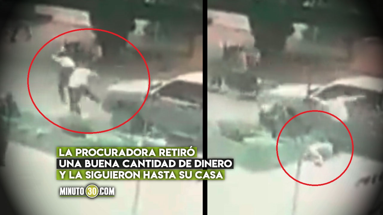 Le iban a robar la plata a la procuradora de Santander