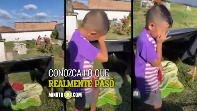 Se conoció la verdad sobre el desgarrador VIDEO de niño que supuestamente vive en un cementerio Se conoció la verdad sobre el desgarrador VIDEO de niño que supuestamente vive en un cementerio