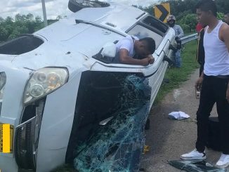 El cantante Santos Rafael tuvo tremendo accidente en Valledupar 1 santos rafael accidente