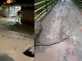 Fotos y video: Emergencia en Simacota, Santander por desbordamiento de una quebrada 1 Emergencia en Simacota, Santander por desbordamiento de una quebrada