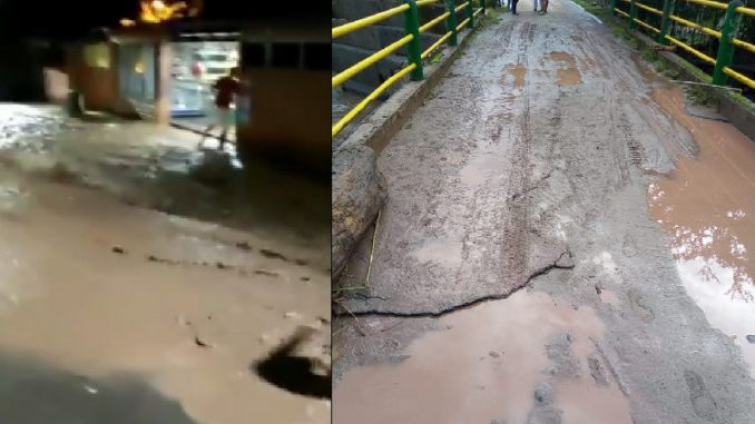 Emergencia en Simacota, Santander por desbordamiento de una quebrada Emergencia en Simacota, Santander por desbordamiento de una quebrada