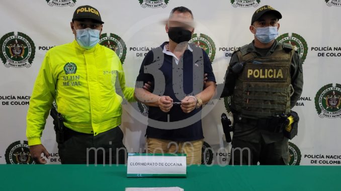 taxista capturado con cocaina Cocaína