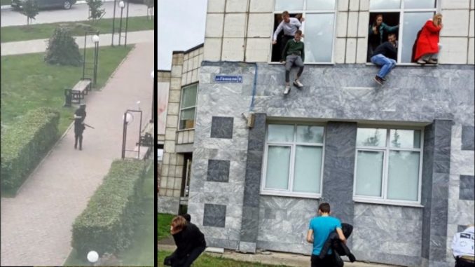 tiroteo universidad rusia