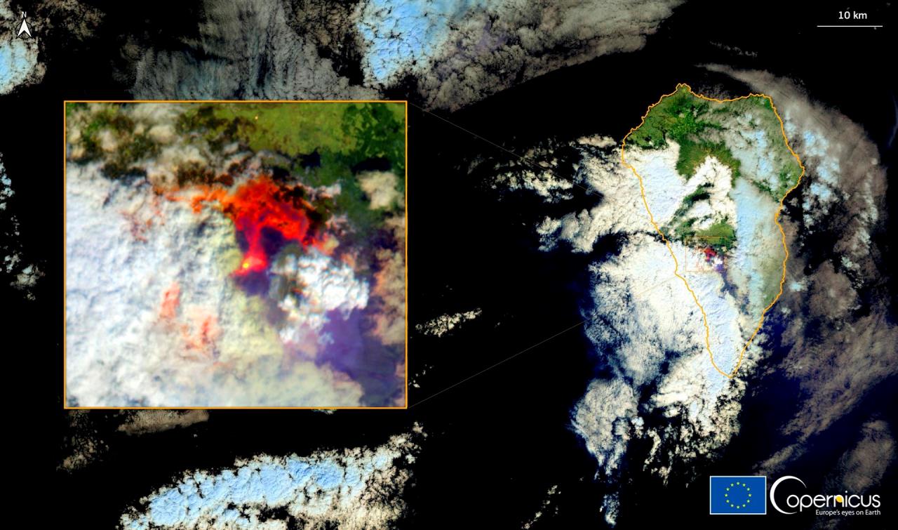FOTOS: ¡Crece un 50% el área afectada! Erupción en La Palma podría durar hasta noviembre 1 volcan la palma3