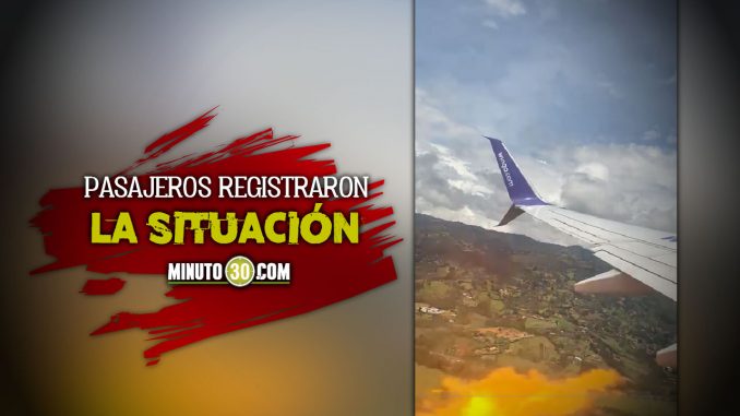 EN VIDEO: ¡De infarto! Así quedó registrada la falla de un avión, en pleno vuelo 1 vuelo