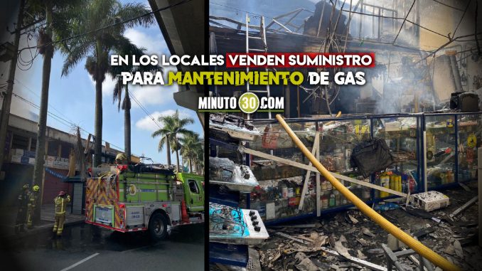 Incendio en dos locales comerciales por la Alpujarra Incendio en dos locales comerciales por la Alpujarra