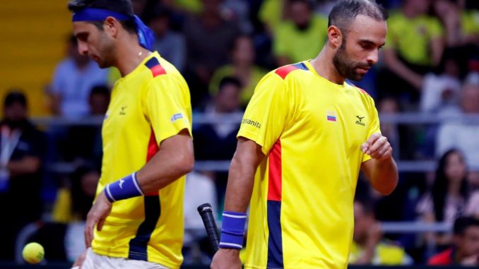 Los tenistas colombianos Juan Sebastián Cabal (d) y Robert Farah (i), en una fotografía de archivo. EFE/Mauricio Dueñas Castañeda Cabal y Farah en Copa Davis