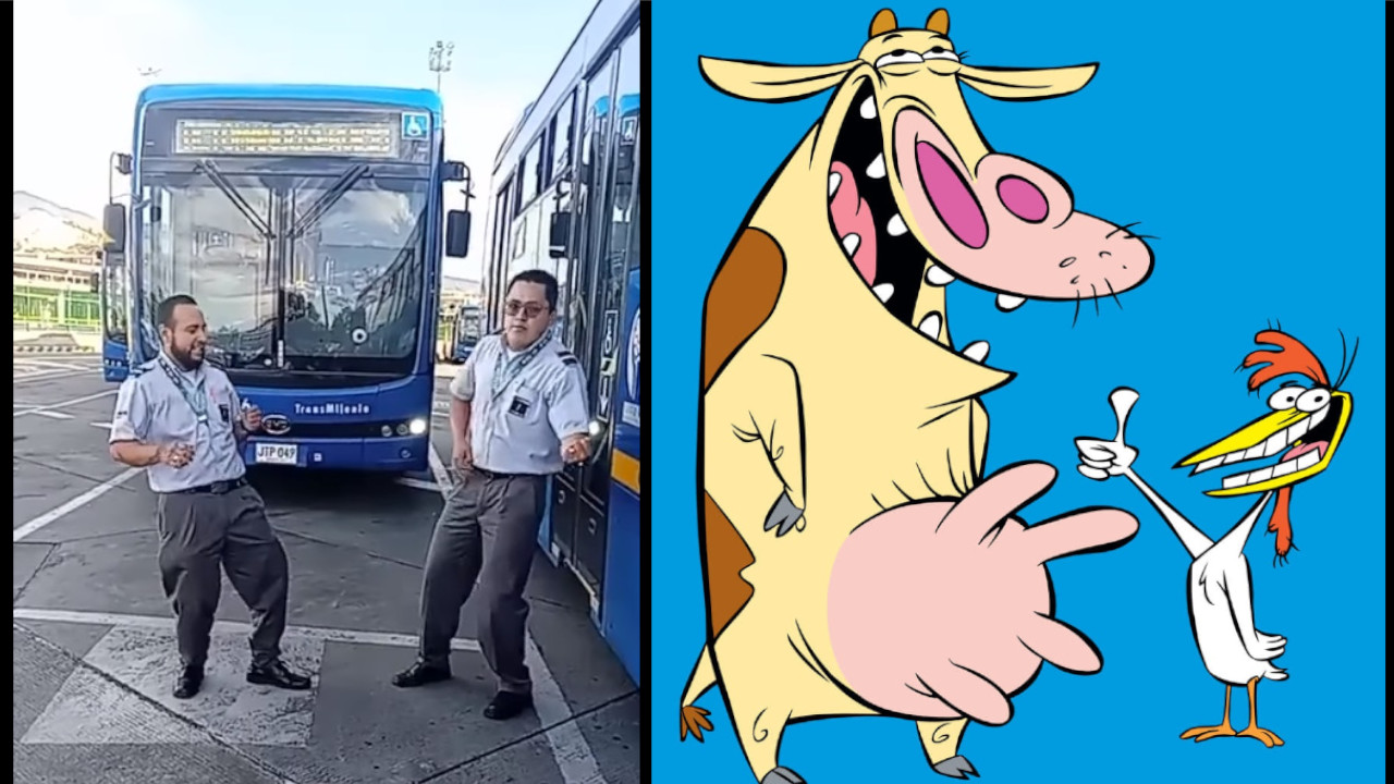 Conductores del SITP bailan la canción de "Vaca y pollito" y 'la rompen' en las redes sociales