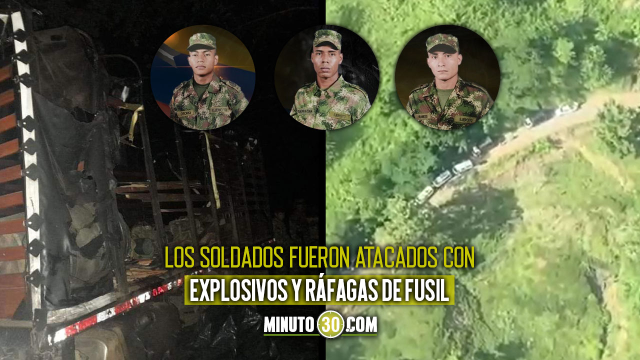 [Video] Detalles sobre el ataque a militares en Urabá donde murieron tres soldados