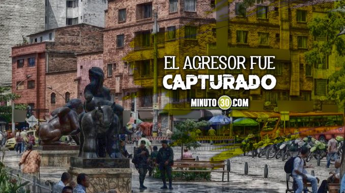En-medio-de-una-rina-en-el-centro-un-hombre-termino-acuchillado Plaza Botero