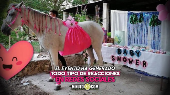 Es-de-la-familia-Pareja-le-organizo-un-baby-shower-a-su-yegua-Camila yegua Camila
