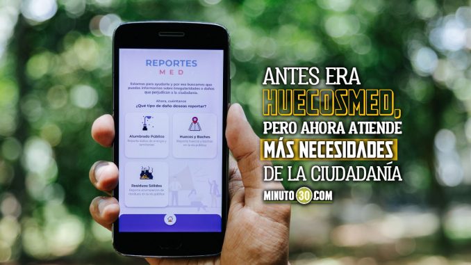 Nace-ReportesMED-la-aplicacion-para-reportar-huecos-basura-y-hasta-dano-en-las-lamparas-de-Medellin ReportesMED Medellín
