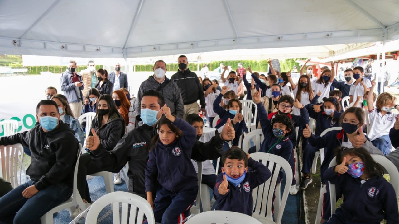 Misión Momotus: niños y niñas de Rionegro llegaron al bordo del espacio este viernes