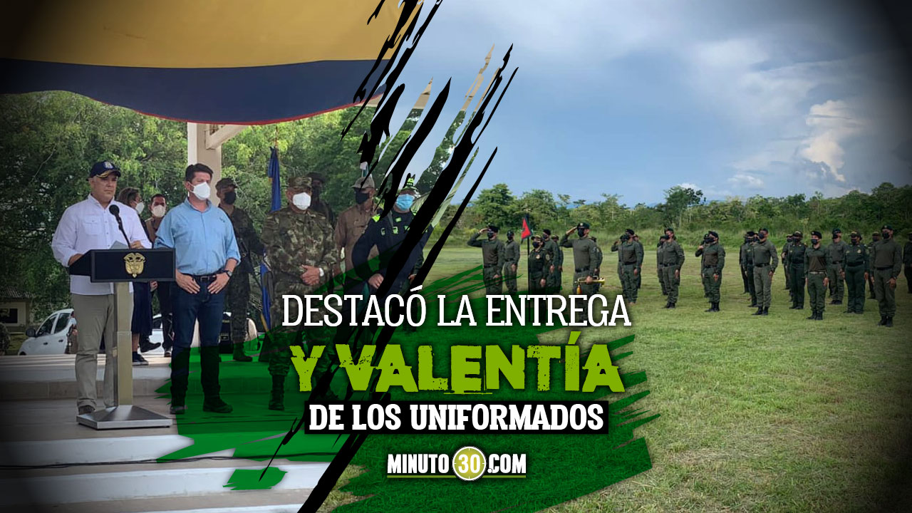 Presidente Duque condecoró a los uniformados que participaron en la captura de alias "Otoniel"