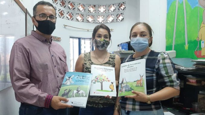 estudiantes de Bello discapacidad visual
