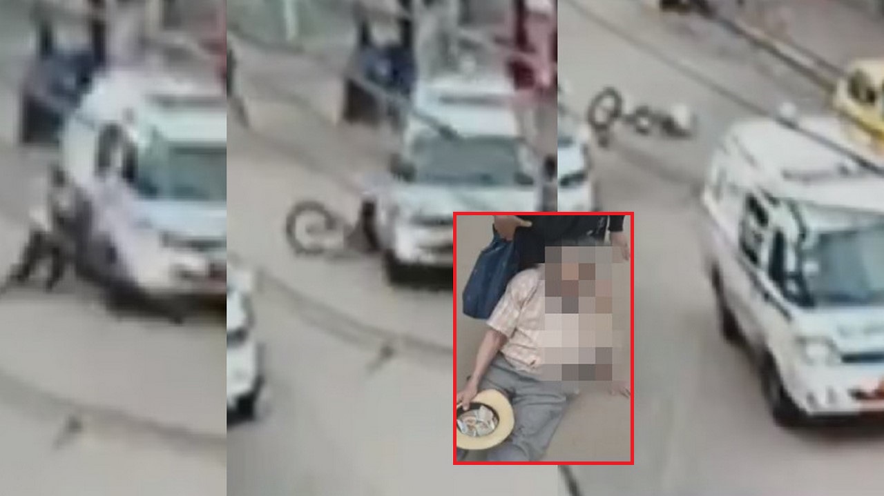 Ambulancia atropelló a un adulto mayor y huyó
