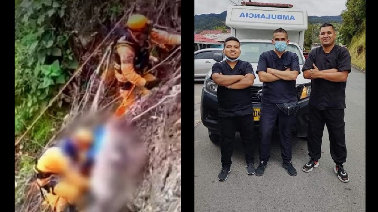 Ambulancia se accidentó y murieron sus tres ocupantes