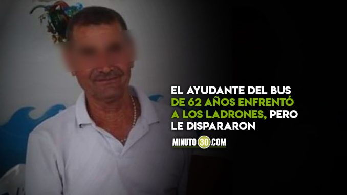 Mataron al ayudante de un bus en medio de un atraco y ofrecen recompensa por asesinos Mataron al ayudante de un bus en medio de un atraco y ofrecen recompensa por asesinos