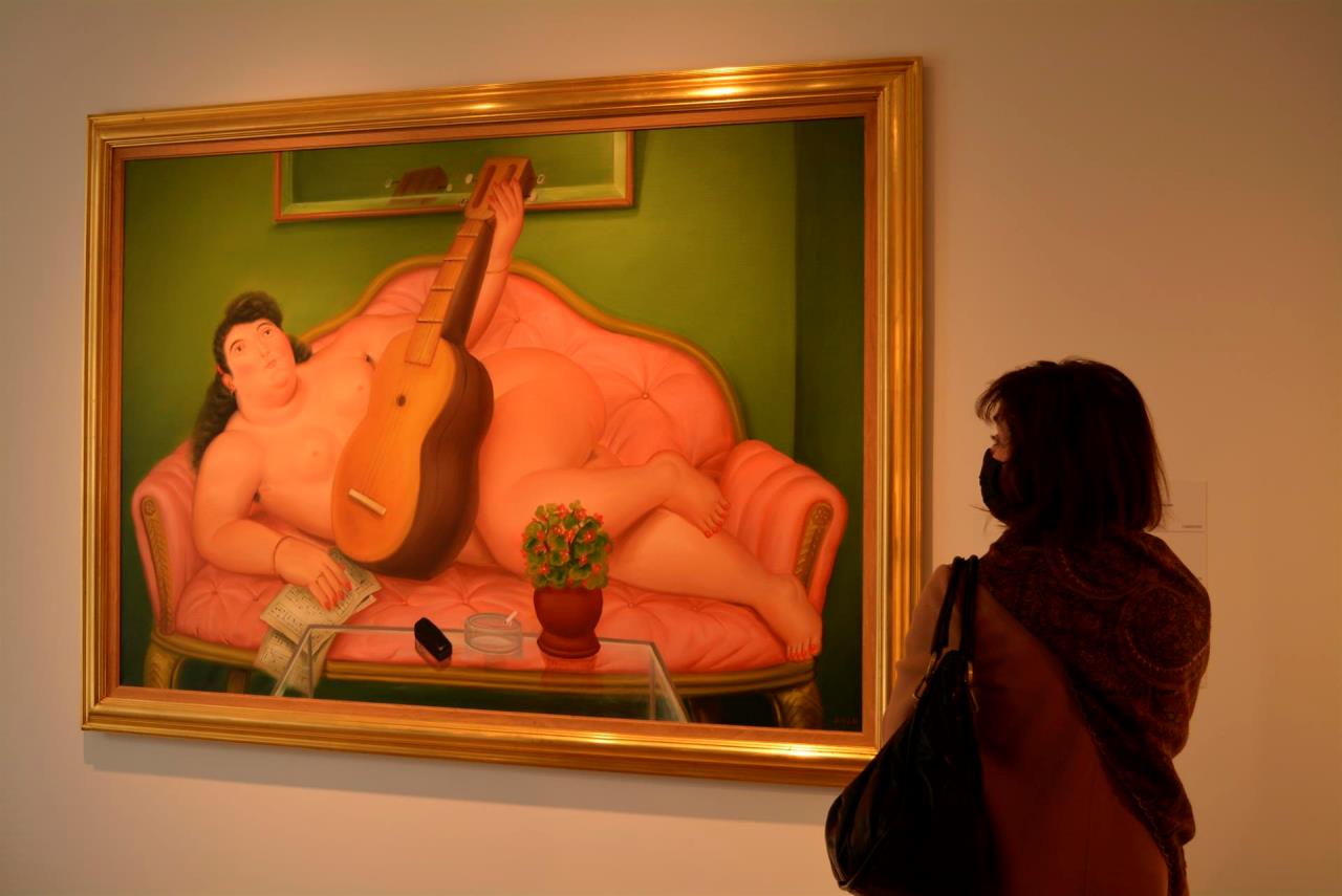 FOTOS: Subastado en París un cuadro del pintor colombiano Botero por 920.000 euros 1 botero2