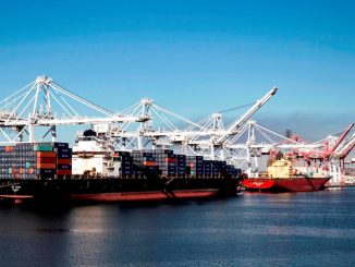 El colapso en el puerto de Los Ángeles hace tambalear a EE.UU. 1 buques los angeles
