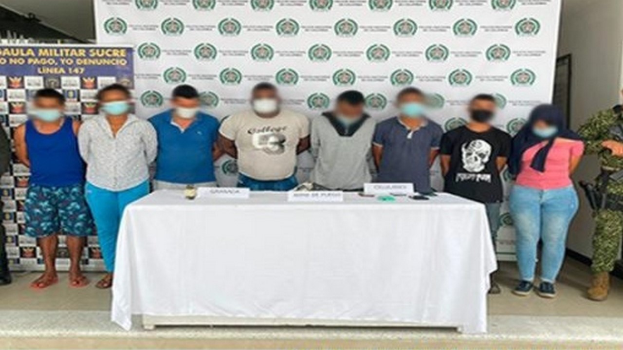 Cogieron a 8 presuntos integrantes de la subestructura 'Manuel José Gaitán' del 'Clan del Golfo'