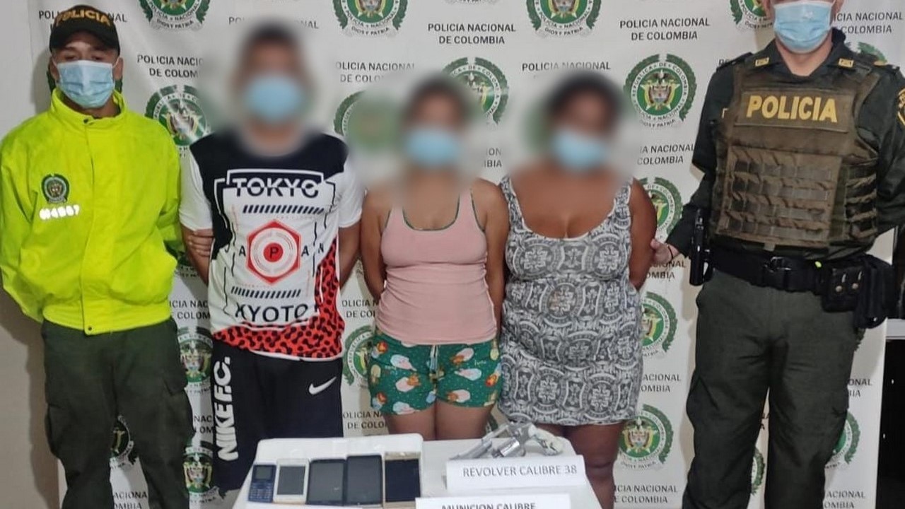 Capturados en El Bagre cuando les encontraron un revólver