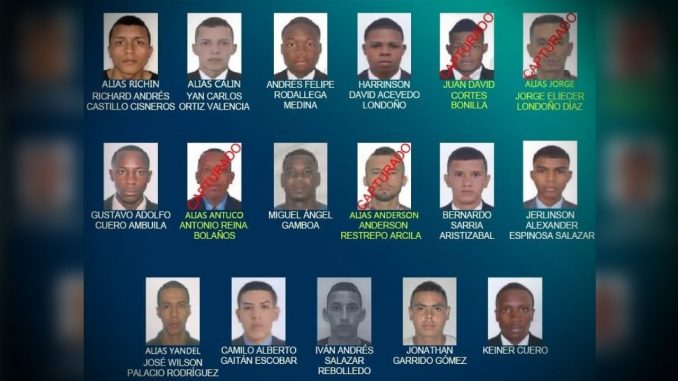 cartel Estos son los más buscados en Cali por homicidio