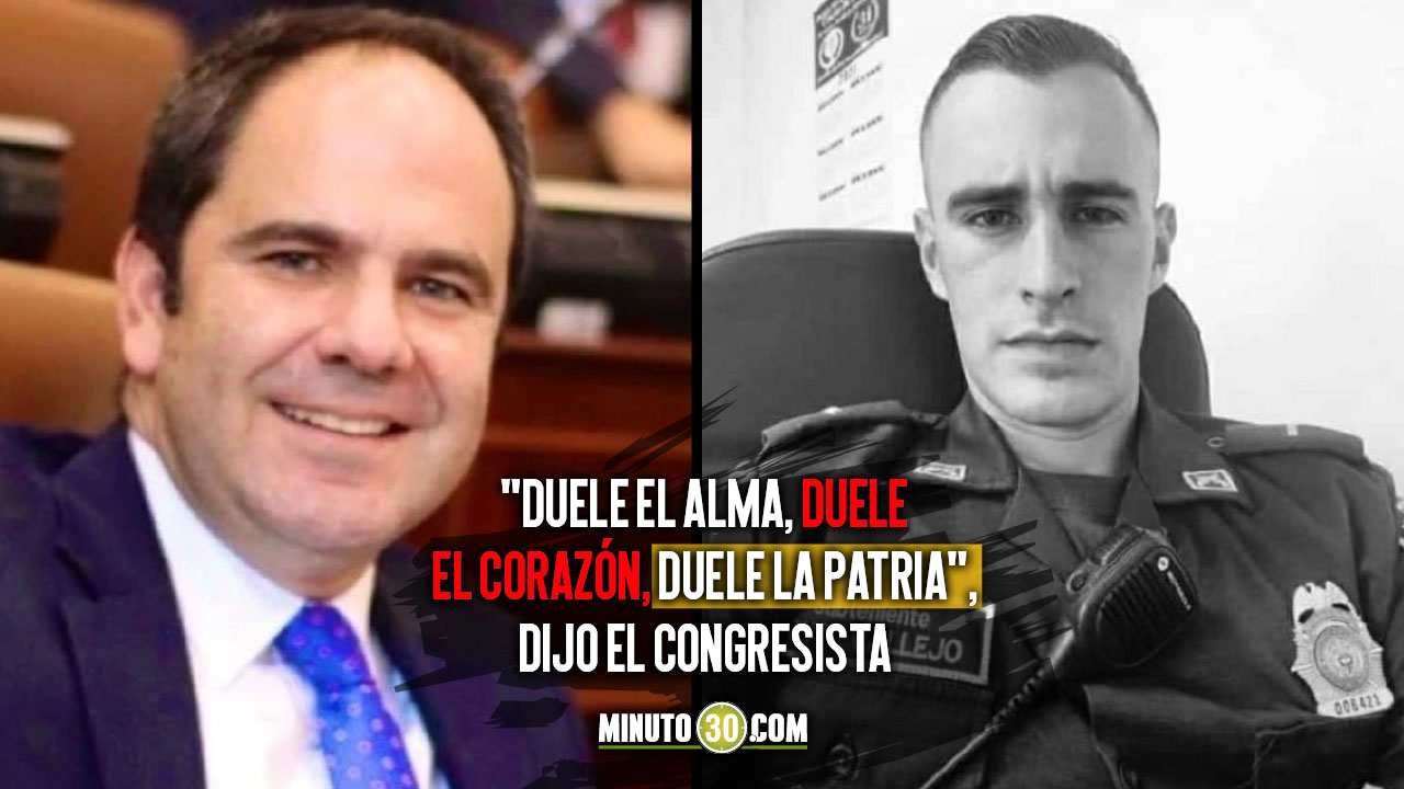 Recompensa por asesinos del policía Juan Pablo Vallejo