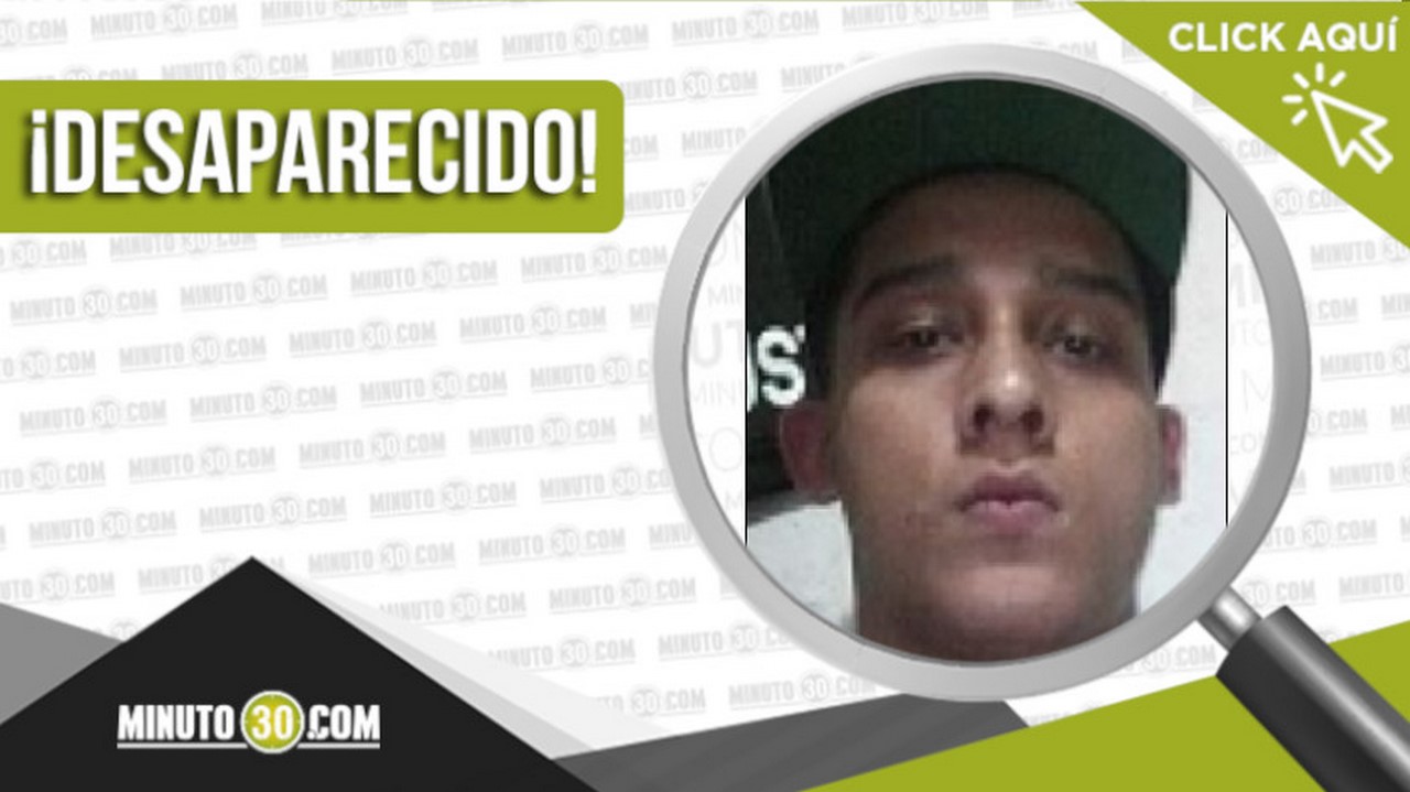 Gabriel Jaime Alzate Londoño desaparecido